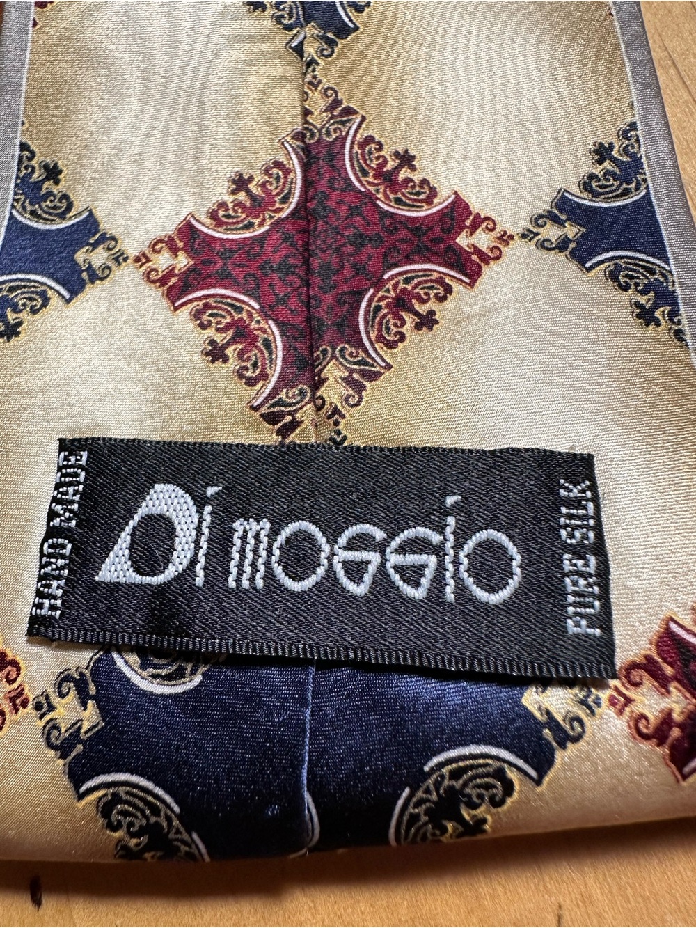 Di moggio Handmade 100% Silk Necklace Tie - Picture 2 of 4